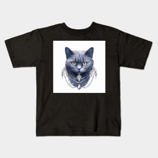 Luxury British Shorthair Kids T-Shirt